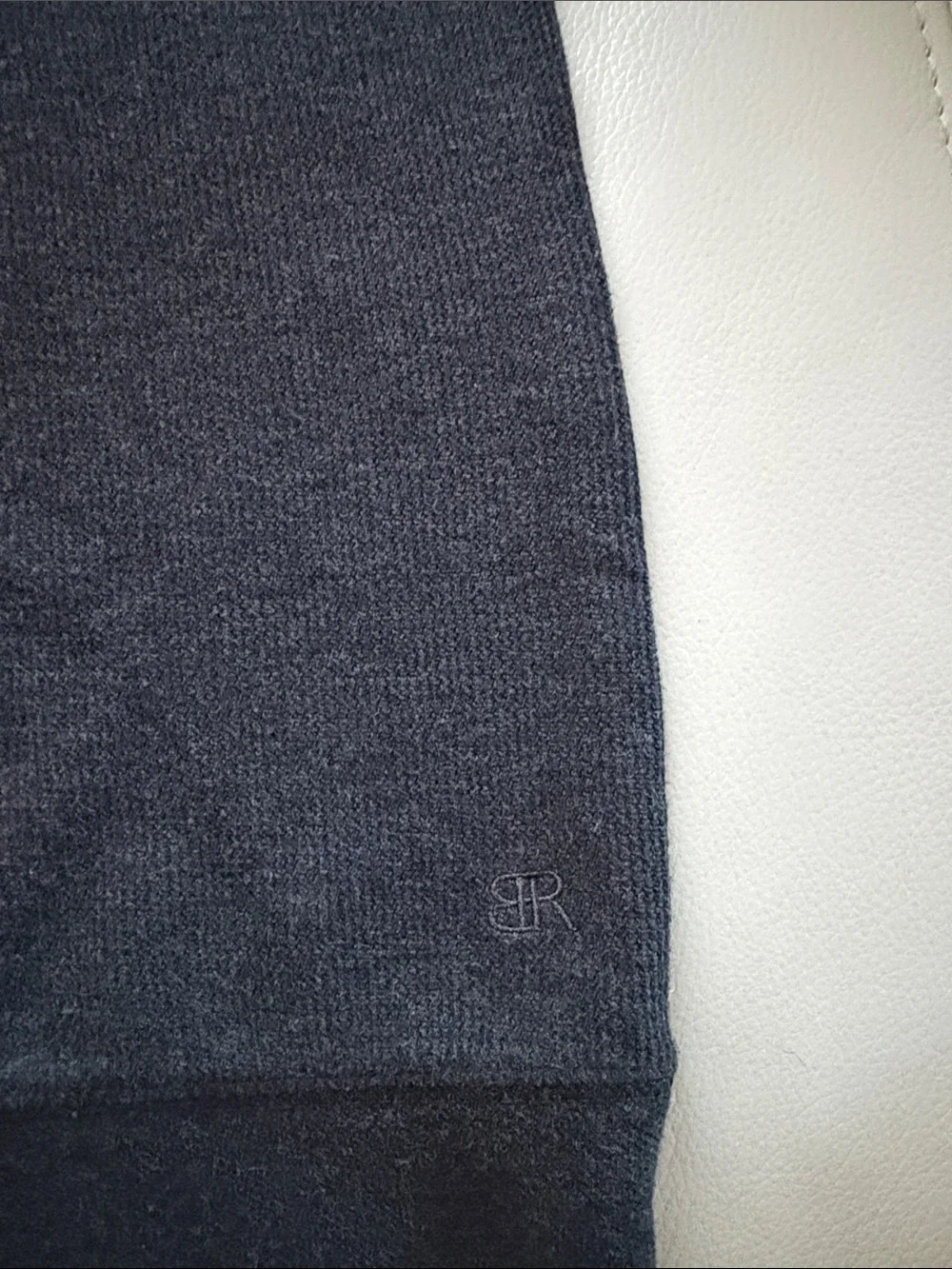 Banana Republic Men's Charcoal Gray Half-Zip Sweater